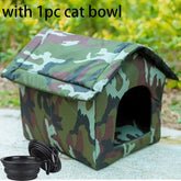 Best Cat House Outdoor Waterproof Cold Dog Nest Warm House