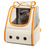 Kono Cat Backpack Foldable Lightweight Stable Pet Backpack for Cats & dogs Side & Upper Openings
