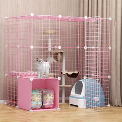 Best Pet Enclosure, Suitable for Small Dogs, Rabbits, Cats, Protective Barrier, Pet Fence, Pet House, Pet Shelter