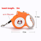 Retractable Dog Leash with LED Flashlight Detachable Dog Puppy Cat Traction Rope Belt Dog Leash  For Dogs