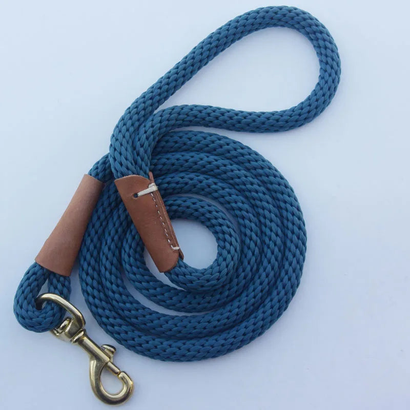 Dog Training Leash Rope Dog Check Cord/ Lightweight Small Medium Dog Tracking Leads 2M 5M 10M black red color Long dog leash