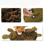 Dog Snuffle Mat Tortoise Shape Pet Slow Feeding Pad Pet Sniffing Mat Dog Training Toys Pet Release Stress Toys Gift for Dogs