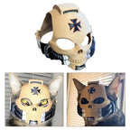 Cat Helmet Costume Funny Metal Pirate Clothes Hat Comfortable Cosplay Headwear Costume Prop Pet Accessories For Kitten Puppy