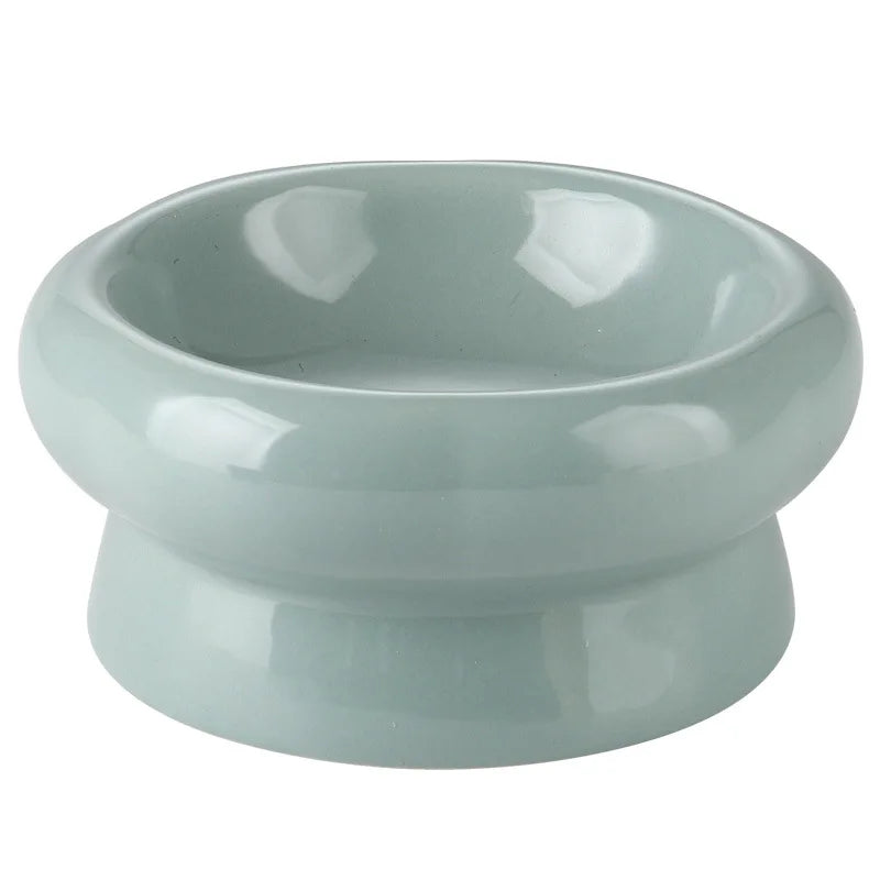 Ceramic Cat Dog Bowl Pet Food Water Feeder Cats Small Dogs Pet Bowl Dog Accessories Durable Multiple Color Option Pet Supplies