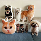 Winter New Pet photo plush pillow personalized animal shaped cushion gift suitable for gifts