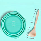 Portable Silicone Dog Cat Canned Lid 2-in-1Food Sealer Spoon Pet Food Cover Storage Fresh-keeping Lids Bowl Dog Accessories