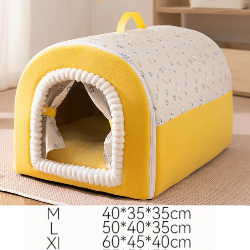 Best Dog House Winter Warm  Outdoor Dog Kennel for Extra Big Dogs Weatherproof Heated Pet Shelter with Removable Roof