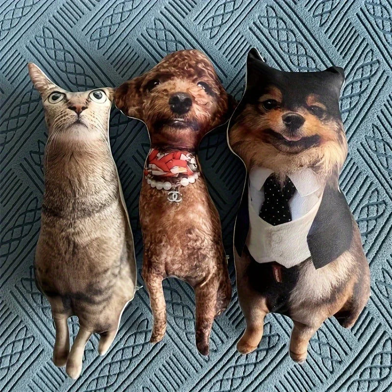 Winter New Pet photo plush pillow personalized animal shaped cushion gift suitable for gifts