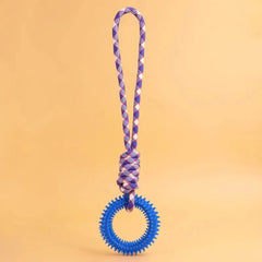 Super Interactive Training Pet Toy Ring Spiked Ring Dog Teeth Cleaning Pet Supplies