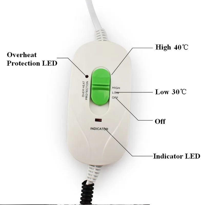 Pet Electric Blanket Winter Warming Pad Cat Dog Heated Nest Waterproof Warmer Power-Off Protection Bite-Resistant Mat Bed