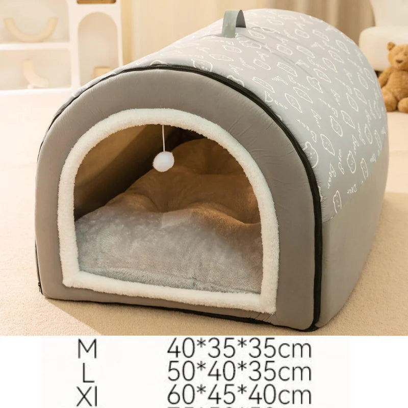 Best Dog House Winter Warm  Outdoor Dog Kennel for Extra Big Dogs Weatherproof Heated Pet Shelter with Removable Roof