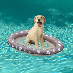 Portable Foldable Dog Swimming Float Soft Cooling Pet Dog Float PVC Pet Floating Raft Pool