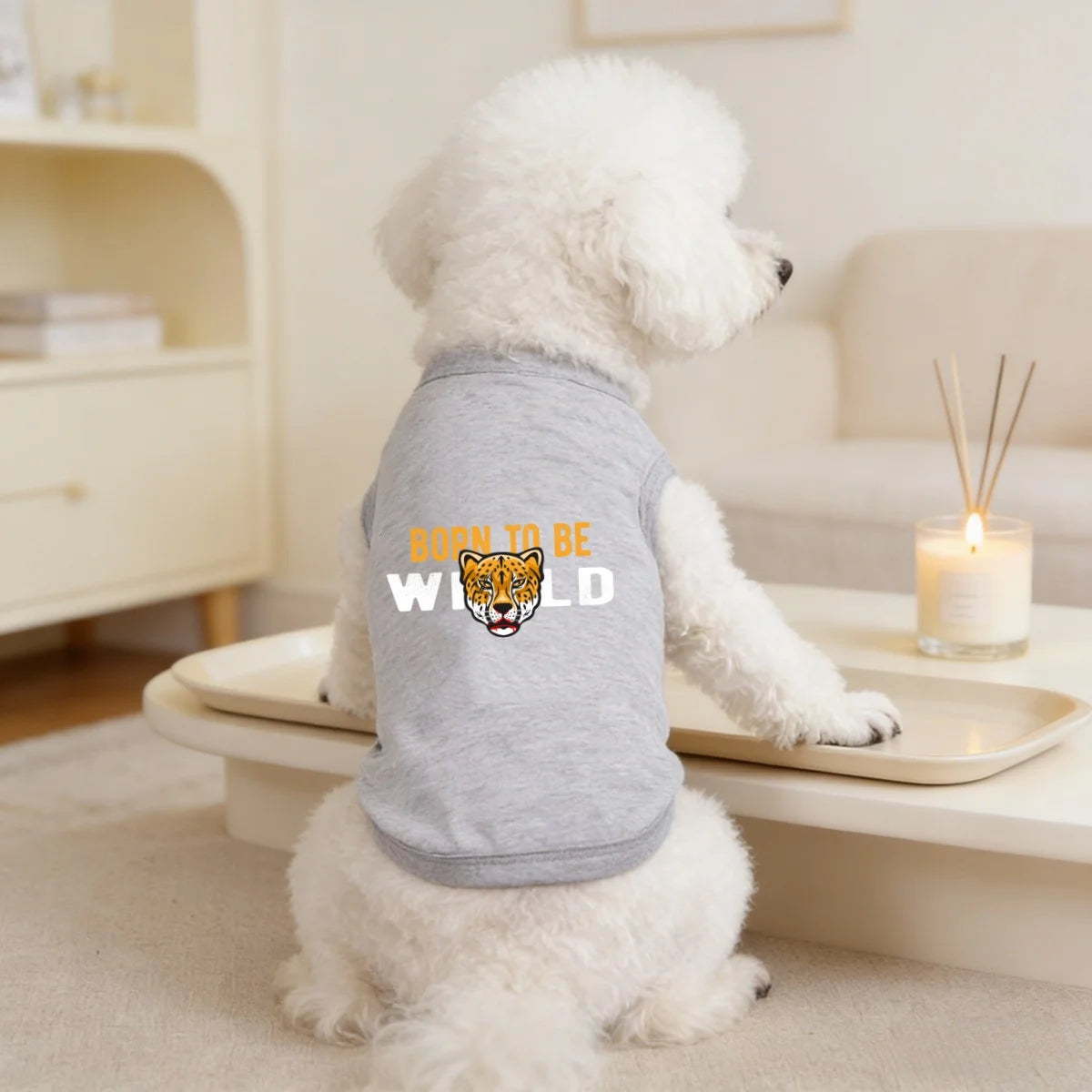 1pc  Fashion Printed Pet T-shirt