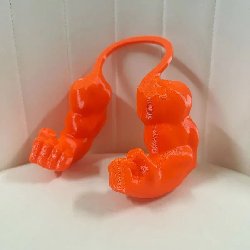 Funny Cat Muscle Arm 3D Printed Invincible Hulk Arm Pet Interactive Neck Hanging Toy Cosplay Costume Props Dog Accessories