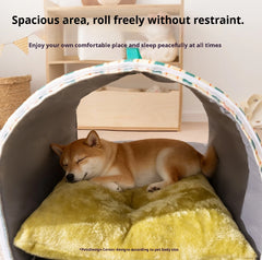Best Dog House Winter Warm  Outdoor Dog Kennel for Extra Big Dogs Weatherproof Heated Pet Shelter with Removable Roof