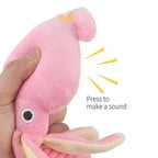 Sound-emitting cotton rope octopus for pets