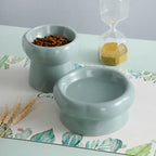 Ceramic Cat Dog Bowl Pet Food Water Feeder Cats Small Dogs Pet Bowl Dog Accessories Durable Multiple Color Option Pet Supplies