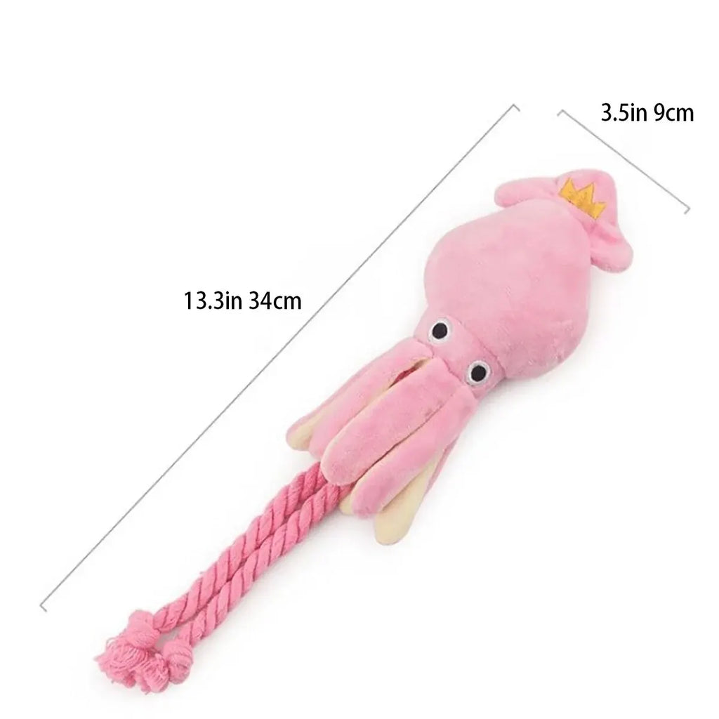 Pet Octopus Plush Rope Toy Is Bite-resistant