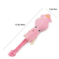 Pet Octopus Plush Rope Toy Is Bite-resistant
