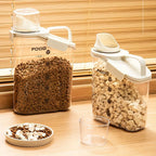 Custom Food Storage Bucket Sealed With Scale Pet Food Storage Bucket Personalized Cat Food Dog Food Moisture-proof Dog Supplies
