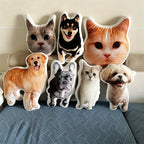 Winter New Pet photo plush pillow personalized animal shaped cushion gift suitable for gifts