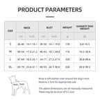 Pet Chest and Back Strap Explosion-proof Chest and Back Tactical Dog Chest and Back Strap Vest Reflective Dog Leash