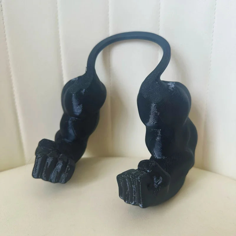 Funny Cat Muscle Arm 3D Printed Invincible Hulk Arm Pet Interactive Neck Hanging Toy Cosplay Costume Props Dog Accessories