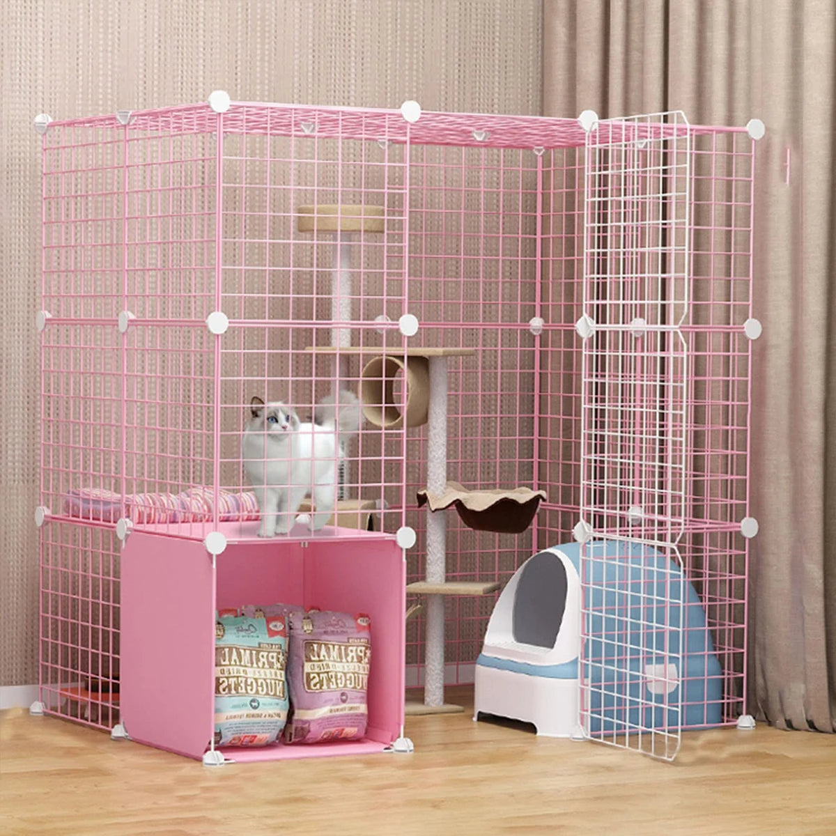 Best Pet Enclosure, Suitable for Small Dogs, Rabbits, Cats, Protective Barrier, Pet Fence, Pet House, Pet Shelter