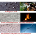 Pet Electric Blanket Winter Warming Pad Cat Dog Heated Nest Waterproof Warmer Power-Off Protection Bite-Resistant Mat Bed