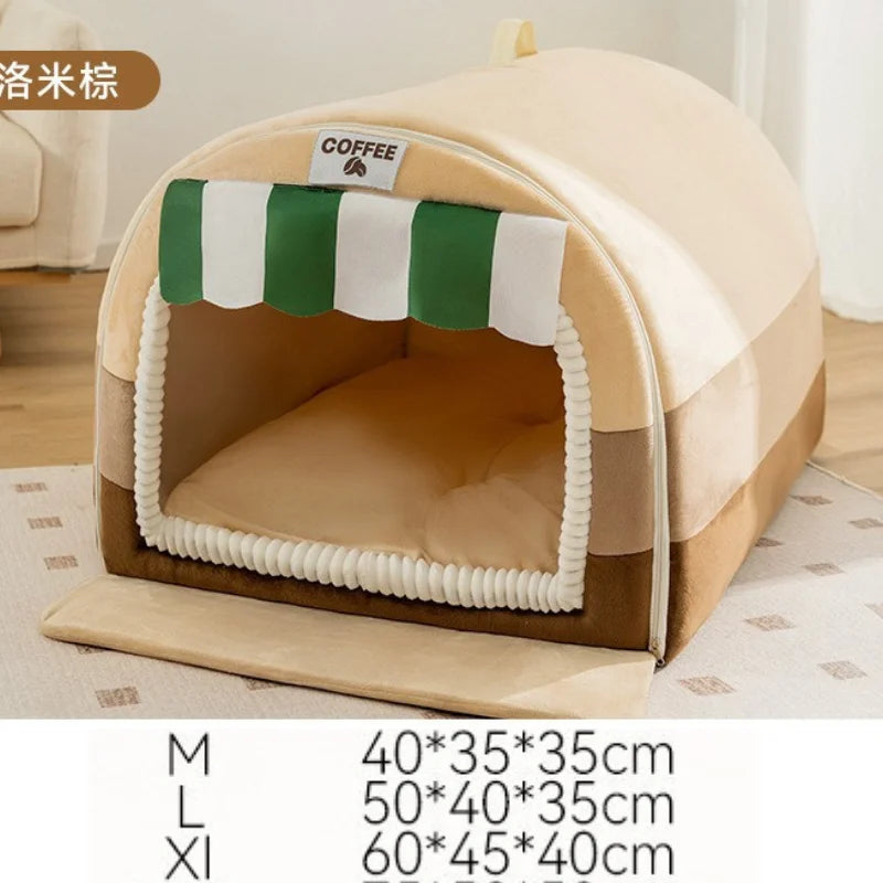 Best Dog House Winter Warm  Outdoor Dog Kennel for Extra Big Dogs Weatherproof Heated Pet Shelter with Removable Roof
