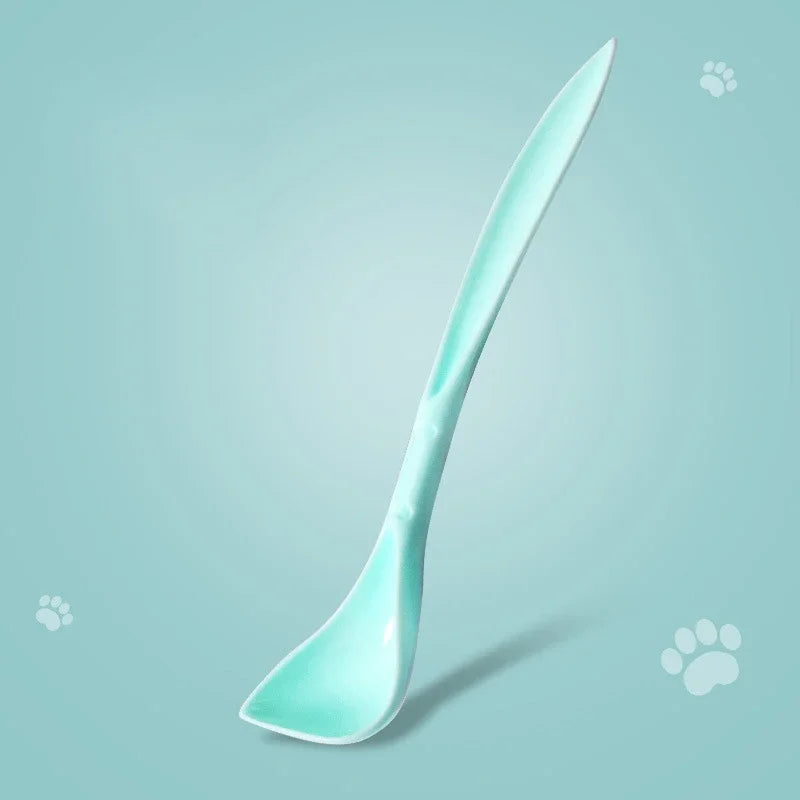 Portable Silicone Dog Cat Canned Lid 2-in-1Food Sealer Spoon Pet Food Cover Storage Fresh-keeping Lids Bowl Dog Accessories