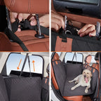 New Design Large Pet Back Seat Extender Car Backseat Protector Hammock Dog Car Seat Cover Hard Bottom for Travel