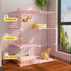 Best Pet Enclosure, Suitable for Small Dogs, Rabbits, Cats, Protective Barrier, Pet Fence, Pet House, Pet Shelter