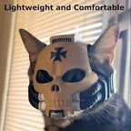 Cat Helmet Costume Funny Metal Pirate Clothes Hat Comfortable Cosplay Headwear Costume Prop Pet Accessories For Kitten Puppy