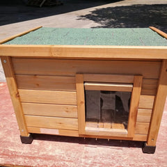Best Pet Shelter Outdoor Cat House with Bitumen Roof and Adjustable Legs for Garden