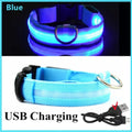 3 Modes Dogs Luminous Charge Collars Led Usb Cat Dog Collar Detachable Night Led Glow Dog Loss Prevention Collar Pet Accessories