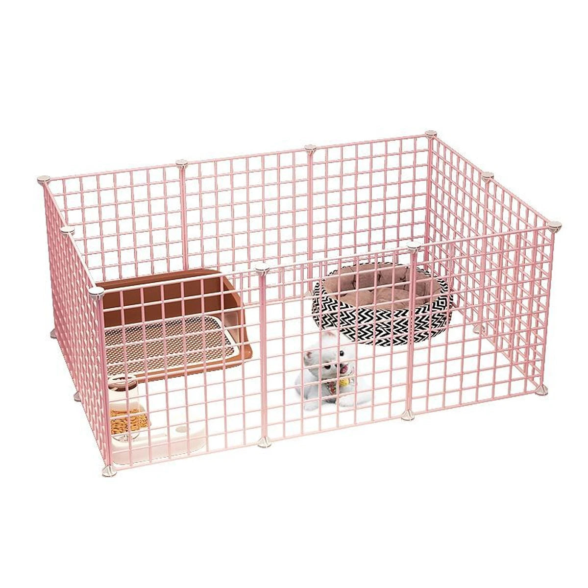 Best Pet Enclosure, Suitable for Small Dogs, Rabbits, Cats, Protective Barrier, Pet Fence, Pet House, Pet Shelter