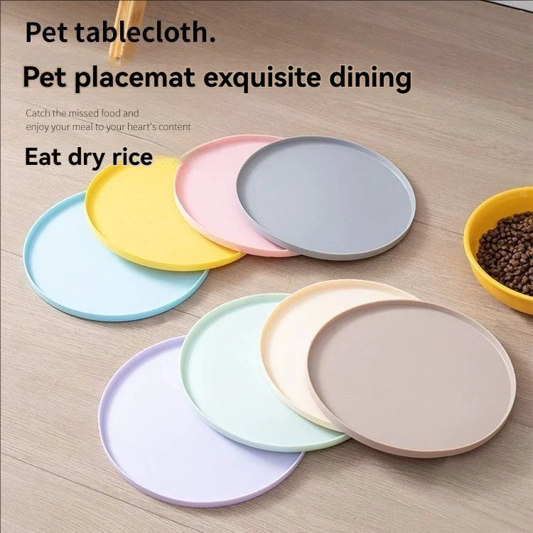 Rubber mats for cat and dog bowls and utensils
