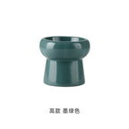 Ceramic Cat Dog Bowl Pet Food Water Feeder Cats Small Dogs Pet Bowl Dog Accessories Durable Multiple Color Option Pet Supplies